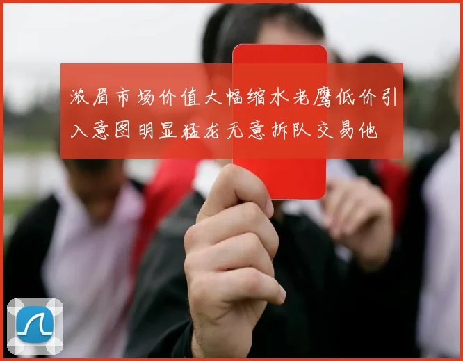 浓眉市场价值大幅缩水老鹰低价引入意图明显猛龙无意拆队交易他